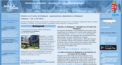 Desktop Screenshot of hotelesenbudapest.hu