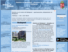 Tablet Screenshot of hotelesenbudapest.hu